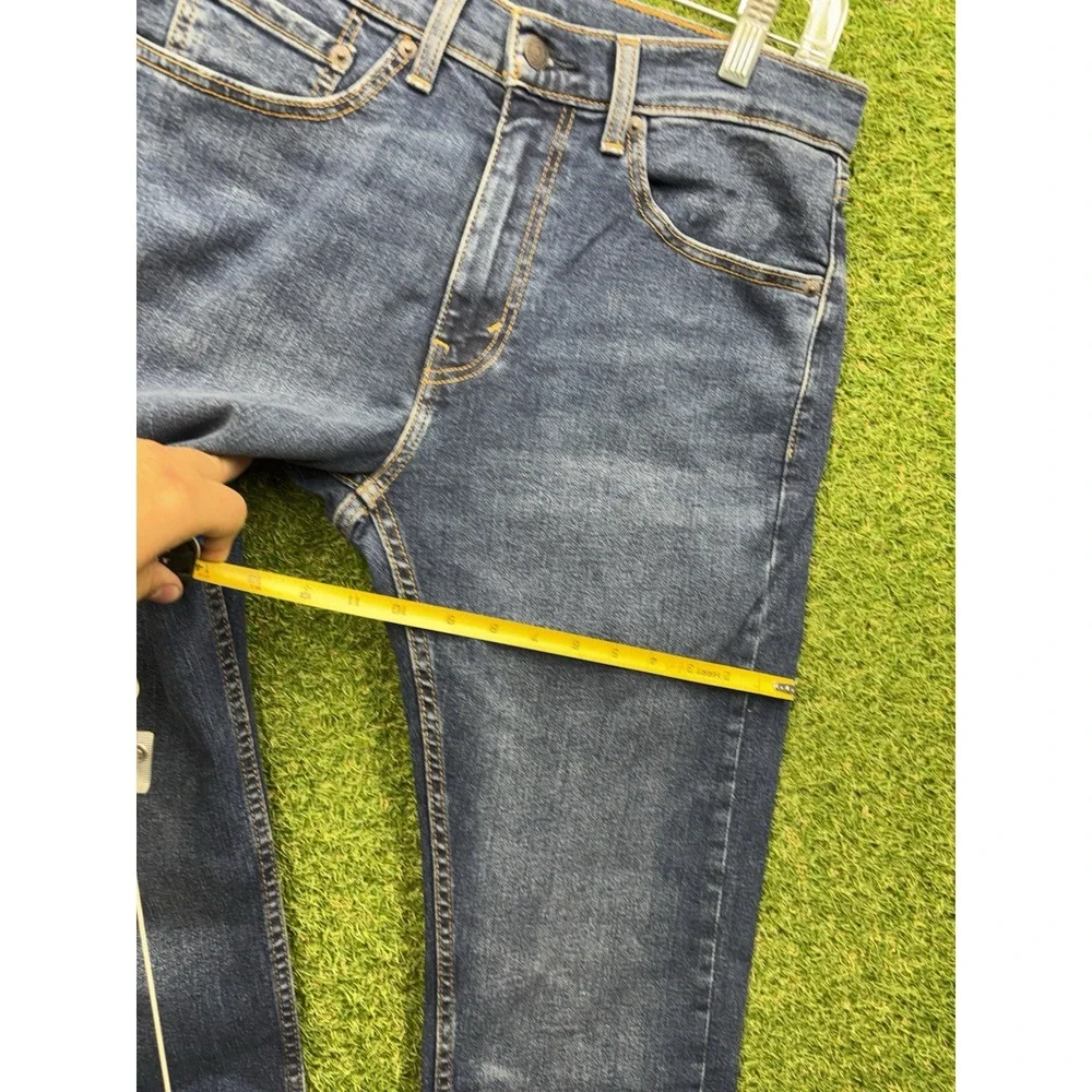 Levis 506 Jeans Mens 30x32 Black Comfort Fit Straight Leg Dark Wash Denim NWT